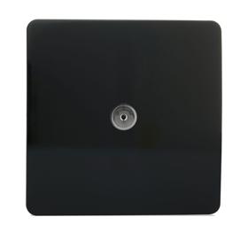 ART-TVSBK  TV Co-Axial 1 Gang Gloss Black